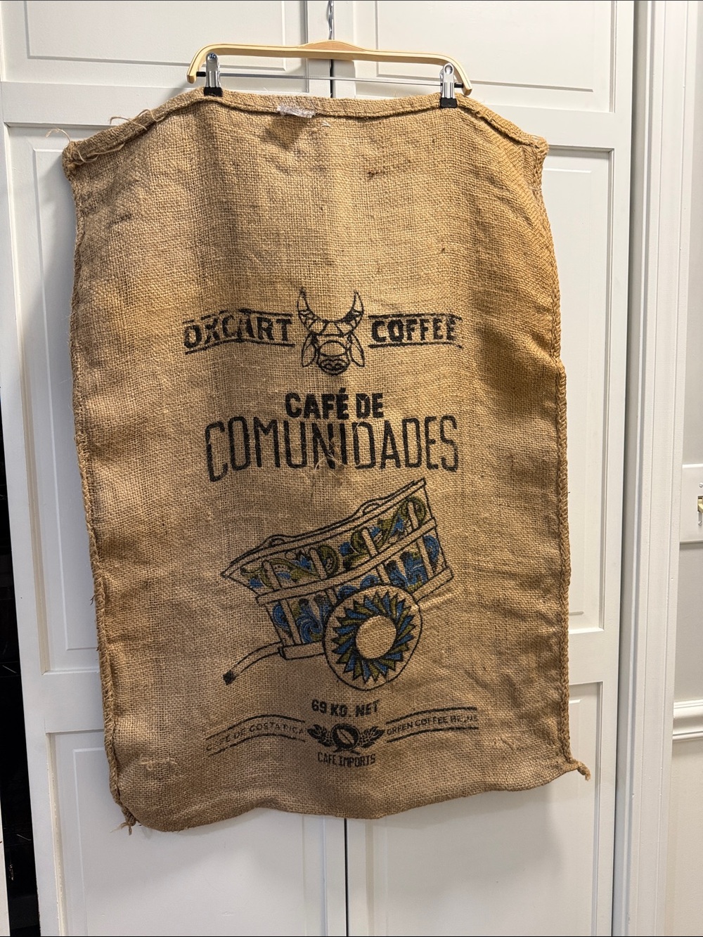 Cafe de Comunidades Burlap Coffee Sack - Natural Brown